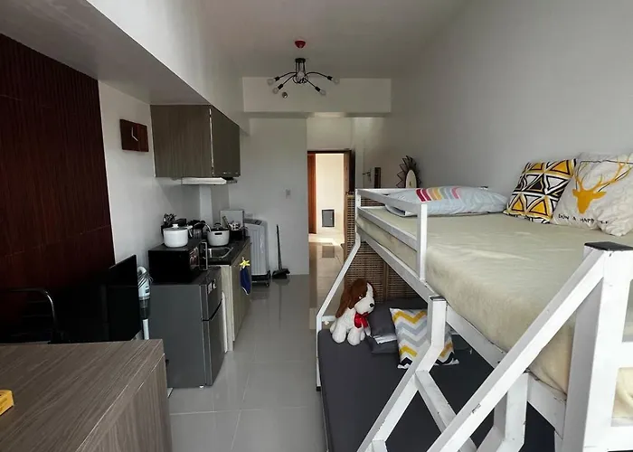Apartment Modern With Balcony And View Near Bgc